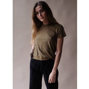 Agolde Linda Boxy Crewneck T-Shirt NWOT Medium Short Sleeve Tee